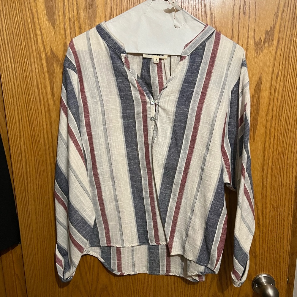 Listicle Long Sleeve Blouse